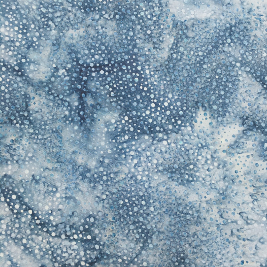 Hoffman Batik Fabric, By The Half Yard, 885-65 Denim