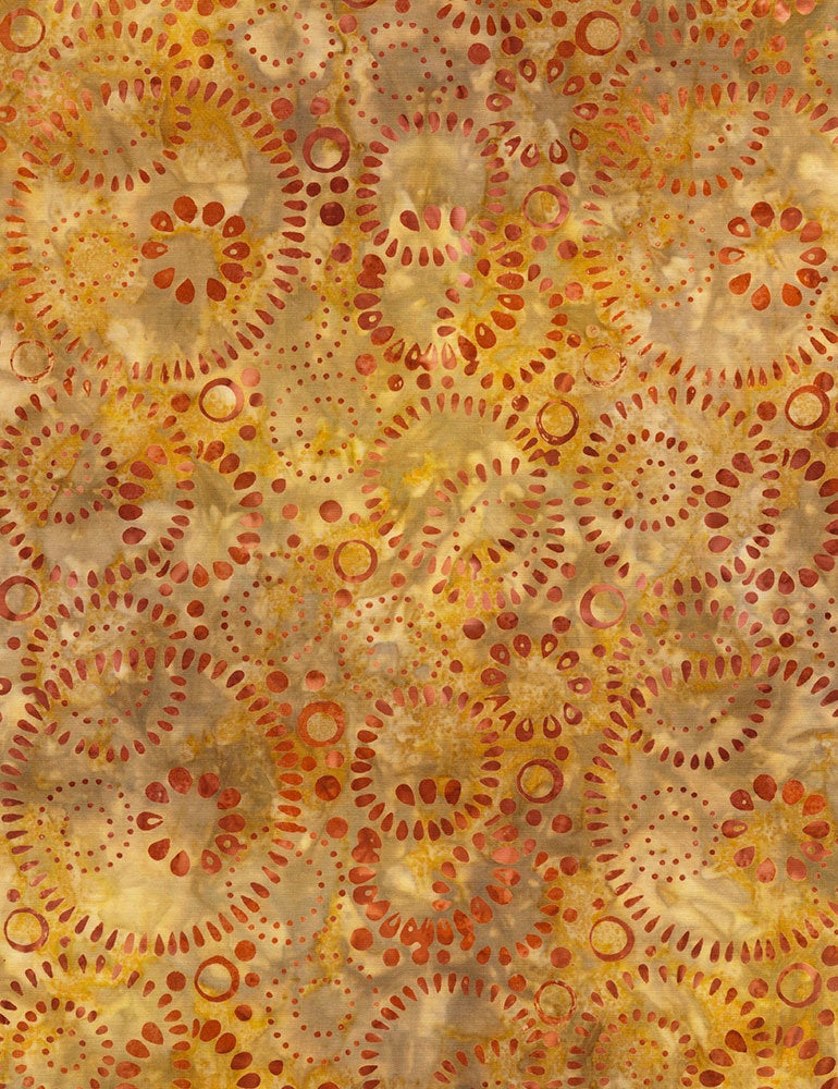 Timeless Treasures Batik Fabric, By The Half Yard, Tonga-B5978 Terra –  Hearts Desire Fiber