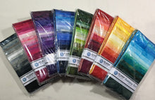 Load image into Gallery viewer, Island Batik Strip Packs, Watercolor Basics, 20 Fabrics, 40 Strips Each Offering
