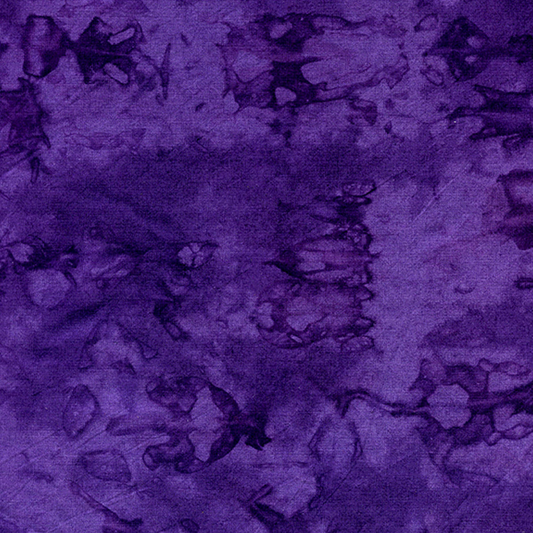 Island Batik Fabric, By The Half Yard, Blurple