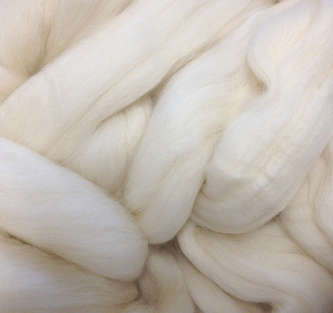 Undyed Natural White Merino Silk Yarn, 3 Ply, 50 Gram, Fingering